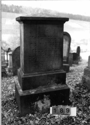 Grabstein 189