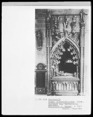 Epitaph des Markgrafen Bernhard von Baden
