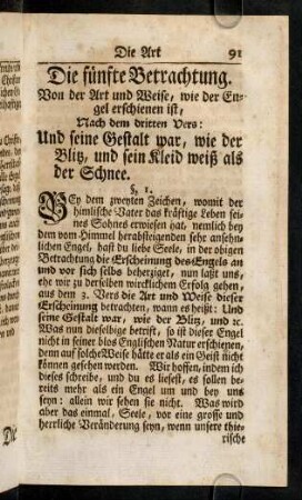 91-105, Fuenfte Betrachtung