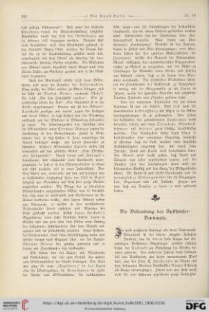 Die Vollendung des Kyffhäuser-Denkmals