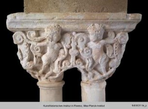Kapitell mit Putten und Hirschen (Weinlese?) - W12V57CC24