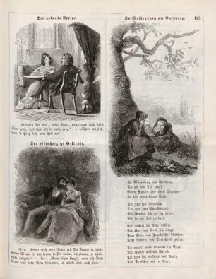 "Der galante Vetter" "Der offenherzige Geliebte" "Zu Weißenburg am Gaisberg"
