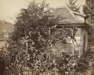 Gartenhäuschen am Neckar bei Heidelberg