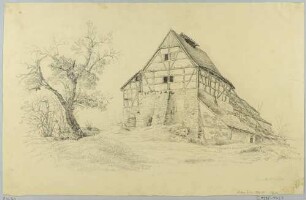Ziegelscheune in Maxen (Müglitztal-Maxen) südöstlich von Dresden