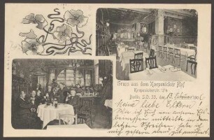 Ansichtskarte "Köpenicker Hof", Köpenicker Straße 174 [1/2]