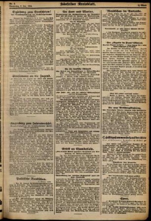 Zweite Ausgabe vom Donnerstag, den 03. Januar 1929.