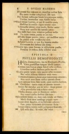 Epistola II Phyllis Demophoonti
