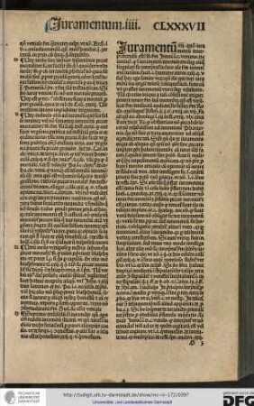 Iuramentum iiii quomodo iuramentum interpretandum est, respondetur secundum Innocentum...
