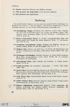 Nachtrag (Nr. 916-979)