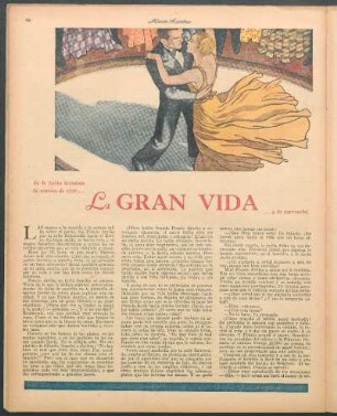 La gran vida : Cuento por Luis Moretti