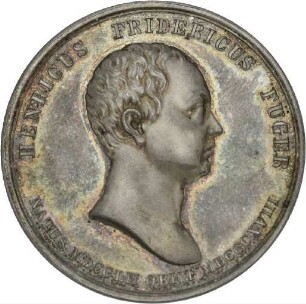 Medaille auf Heinrich Friedrich Füger aus dem Jahr 1819