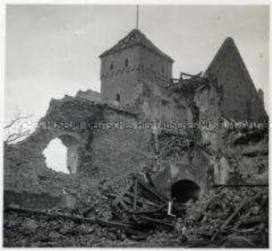 Nürnberg, Trümmer der Kaiserburg