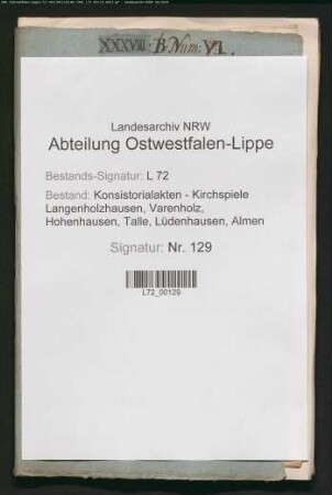 Hude- (v.a. Schäferei) und Holzberechtigungen der Pastorei