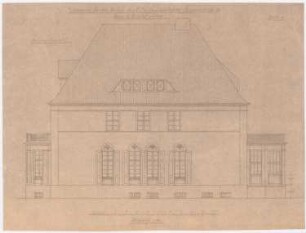 Villa Rewald, Berlin-Lichterfelde: Seitenansicht 1:50