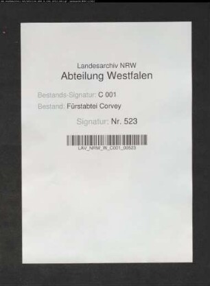 Promissionen der Professen des Stifts