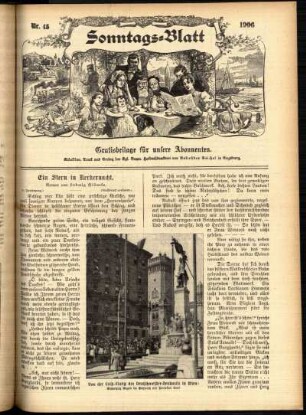 Ausgabe vom Sonntag, den 11. November 1906.