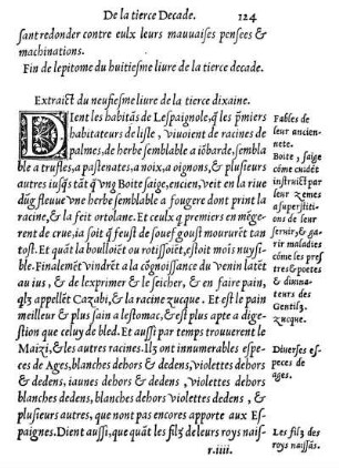 Extraict du neufiesme liure de la tierce dixaine.
