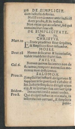 De Simplicitate. Cap. 72.