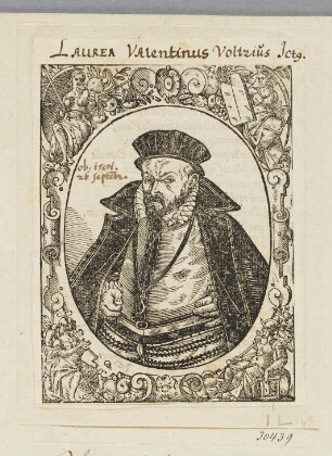 Valentini Volzii VI, erstmals erschienen in: Erhard Cellius, "Imagines Professorum", Tübingen 1596