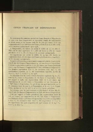 Congo Francais Et Dépendances.