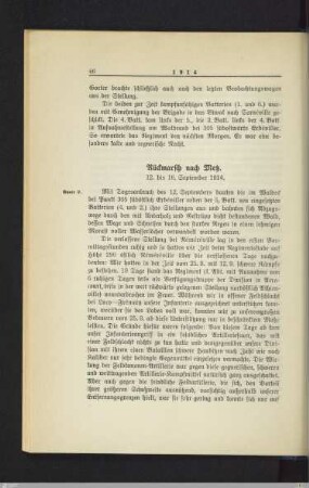 Rückmarsch nach Metz