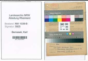 Entnazifizierung Karl Bernasek , geb. 24.08.1920 (Polizist)