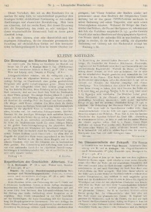 143-146 Kleine Kritiken