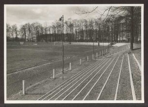 Jahnsportplatz. Detmold. Lagesche Straße. Papierabzug