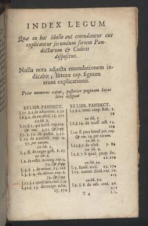 Index Legum