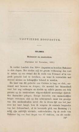 Vijftiende hoofdstuk. Celebes. Makasser en omstreken
