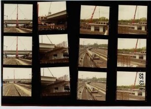 Hochstraße Ratsweg - BW 255 A - Ratswegbrücke, 1983