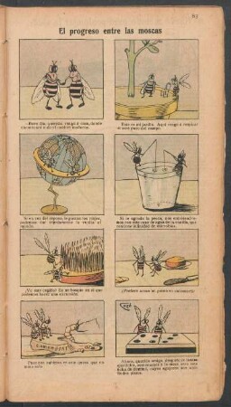 El progreso entre las moscas - [Cómic]