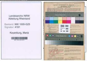 Entnazifizierung Maria Keyenburg , geb. 08.07.1907 (Geschaeftsinhaberin)