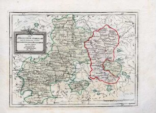 Das Fürstenthum Hohenlohe mit des deutschen Ordens Grossmeisterthum Mergentheim, und der freyen Reichsstadt Rothenburg. Nro. 208