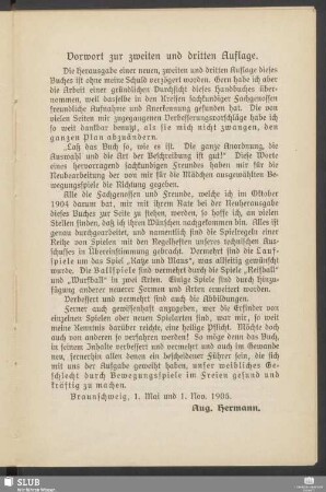 Vorwort zur zweiten und dritten Auflage