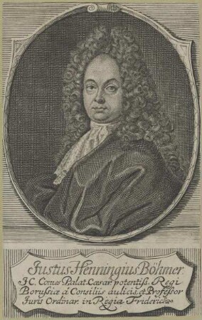 Bildnis des Justus Henningius Böhmer