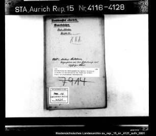 Die Befreiung des Handlungsgehilfen Adalbert Stockstrom in Norden von dem Erfordernis des 25jährigen Mindestalters zum selbständigen Gewerbebetrieb