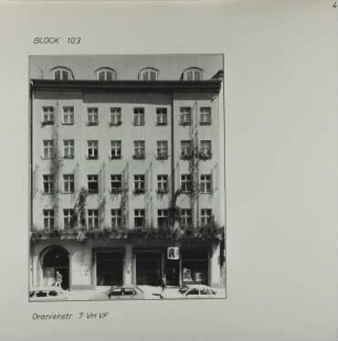 Fotografie: Oranienstr. 7