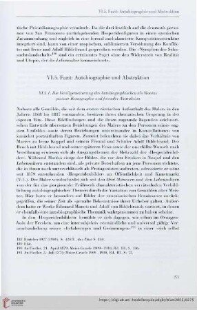 VI.5: Fazit: Autobiographie und Abstraktion