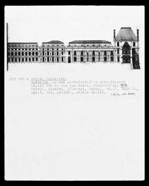 Paris, Palais des Tuileries, Hofseite
