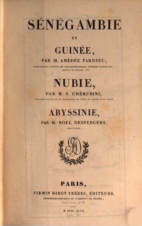 Sénégambie et Guinée