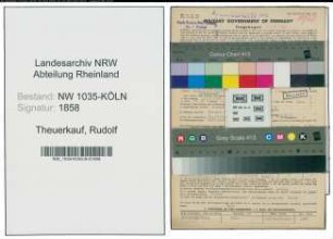 Entnazifizierung Rudolf Theuerkauf , geb. 20.10.1902 (Ingenieur)