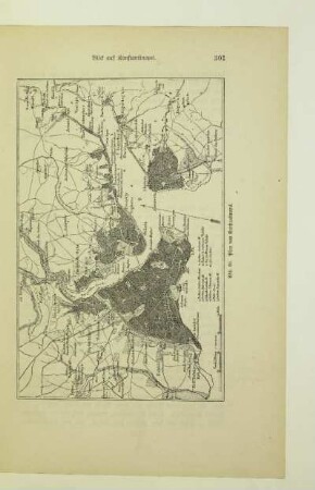 Plan von Konstantinopel