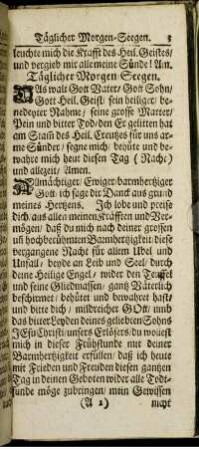 Täglicher Morgen-Seegen.