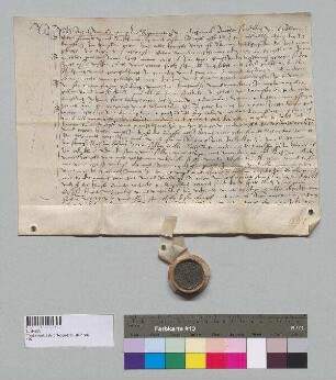 Achaz von Laiming verkauft dem Thomas Hilkersöder, Pfleger zu Tegernbach, das Wittum daselbst in der Hofmark.; S: Achaz von Laiming