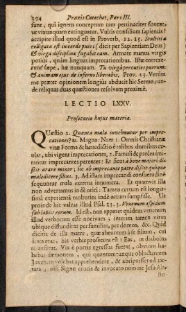 394-407, Lectio LXXV. Prosecutio hujus materiae. - Lectio LXXVII. De Voto.