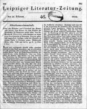 1834-02-22 : 46. Stück