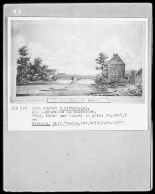 Die Lahnbrücke zu Gossfelden
