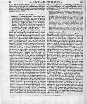 Schmid, J. C.: Schwäbisches Wörterbuch. Mit etymologischen und historischen Anmerkungen. Stuttgart: Schweizerbart 1831