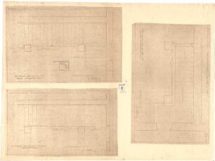Bestelmeyer, German; Bonn (Nordrhein-Westfalen), Mühlheimerplatz; Verwaltungsgebäude - Mappe 2: Westtreppenhaus (Grundriss Keller, EG, 1. und 2. OG, Mansardengeschoss)